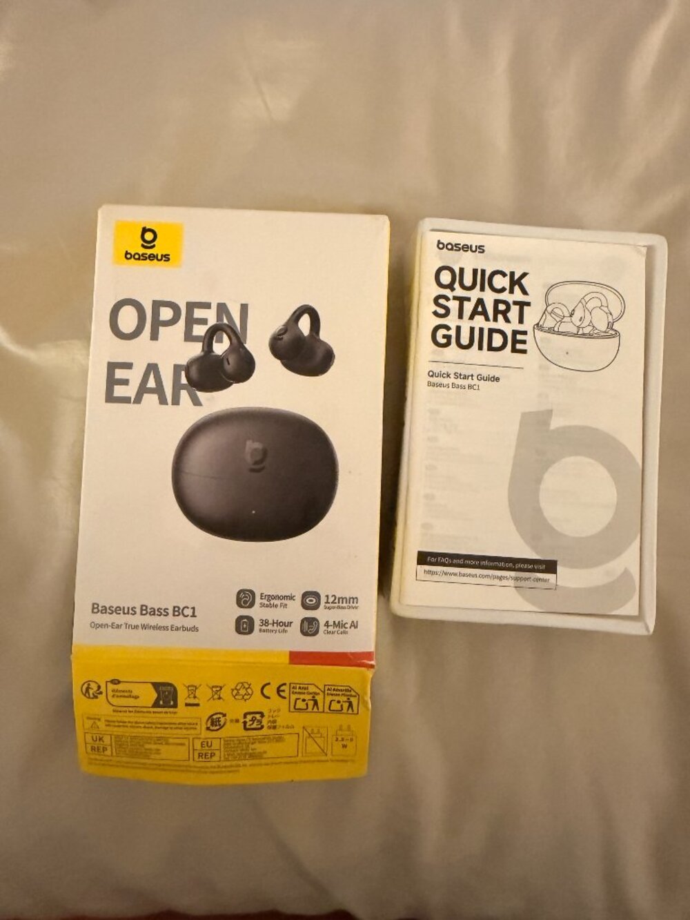 Baseus Bass BC1 Open-Ear True Wireless Earbuds – Brand New In Box - Picture 10 of 13